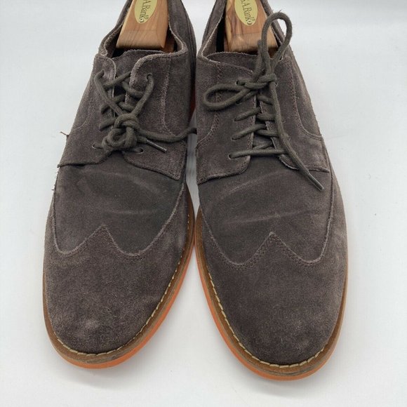Cole Haan Mens Wingtip Suede Lace Up Shoes 11.5M main image 5